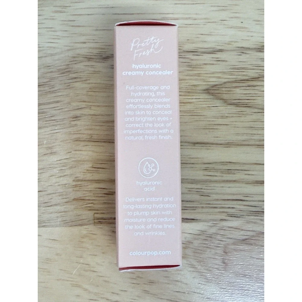 ColourPop Pretty Fresh hyaluronic Creamy Concealer in Light 40N 1 fl oz. NEW‎